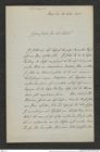 Nachlass Franz Steindachner, Brief von Gustav Schneider (senior) an Franz Steindachner (24.10.1882), Inv.Nr. 461.33, Seite 1
